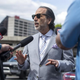 Attorney Drew Findling makes remarks regarding his client, Clayton County Sheriff Victor Hill, during a news conference outside of the Richard B. Russell Federal Building in Atlanta on April 27, 2021. Findling’s firm said in a statement on Thursday, Aug. 11, 2022, that it represents former President Donald Trump and two other attorneys. Trump has hired the prominent Atlanta criminal defense attorney to represent him in matters related to the special grand jury investigating whether the former president illegally tried interfering with the 2020 election in Georgia.